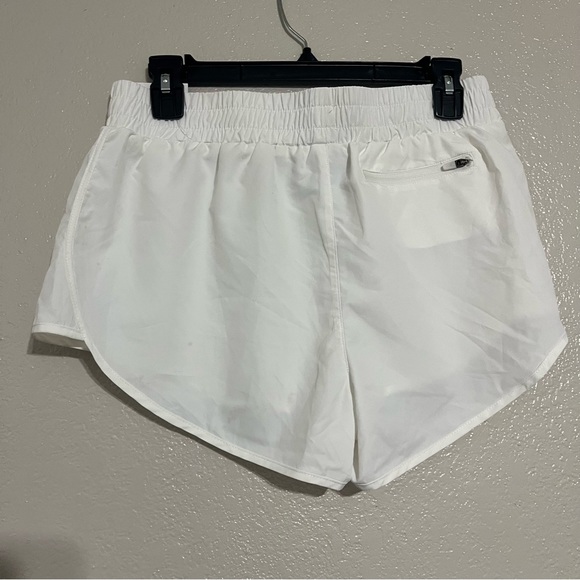 2 pair Forever 21 Active Shorts White and Blue Size Medium - Picture 5 of 11